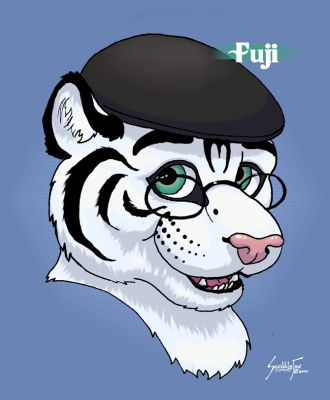 Fuji's concept art.   Both fun to draw and fun to make.  Even the hat and glasses!
